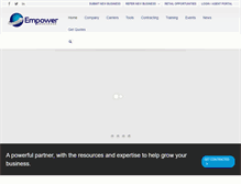 Tablet Screenshot of empowerbrokerage.com